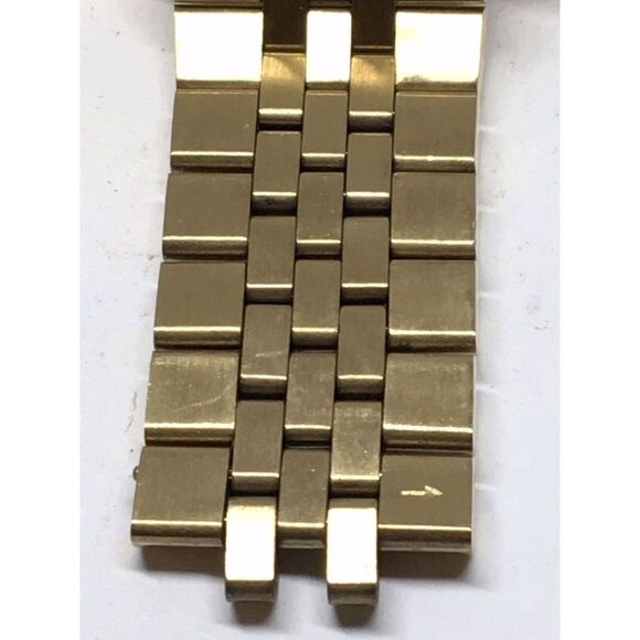 Authentic Fossil Watch Bracelet Parts Links Case Band 20mm Gold A661 - Picture 6 of 7